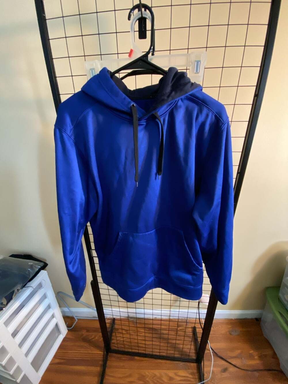 Everlast Men's Blue Performance Fleece Pullover Hoodie Size L